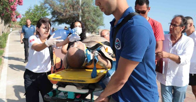 Boğulan adam dakikalarca yapılan kalp masajına rağmen kurtarılamadı