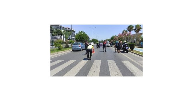 Bisikletle yaya geçidinden geçerken aracın çarptığı Alman hayatını kaybetti