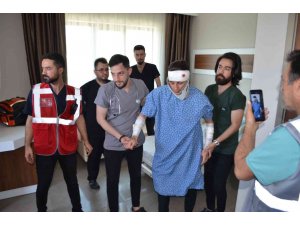 Hastanede yangın tatbikatı