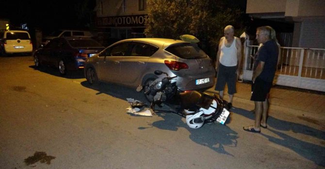 Kazaya karışan motosikletteki yolcu kadın: “Çok temiz düştük, vallahi iyi düştük”