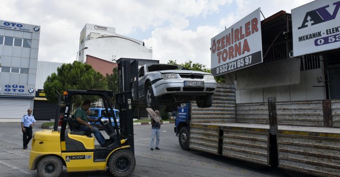 Hurda araç operasyonu