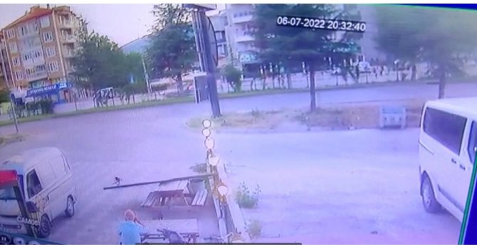 Isparta’da yaşlı çiftin hayatını kaybettiği kaza kamerada