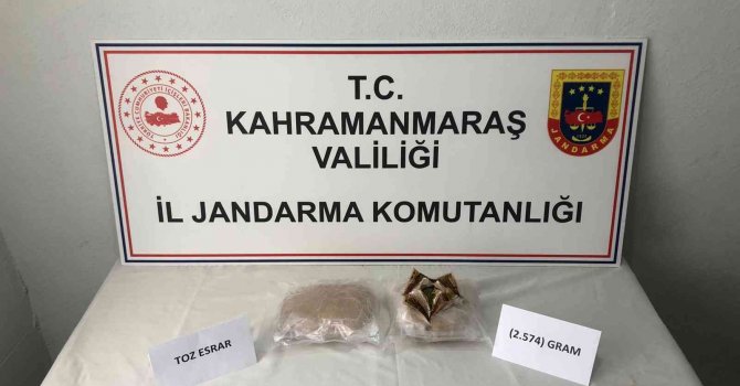 Kahramanmaraş’ta uyuşturucu operasyonu: 1 gözaltı