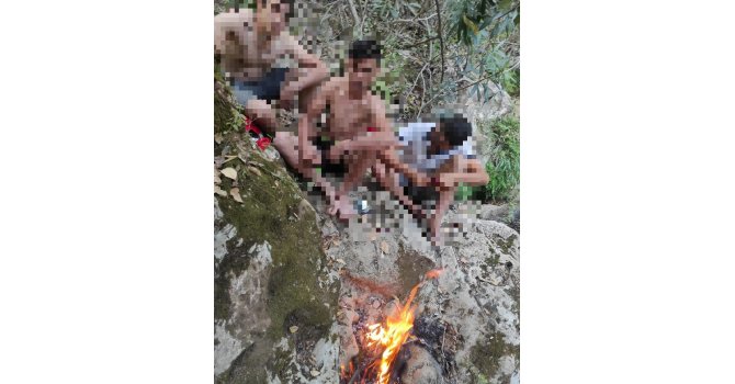 Antalya’da ormanda piknik ateşi yakanlara jandarmadan suçüstü