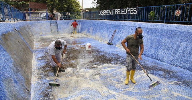 Eğlenceli serinliğe temizlik molası