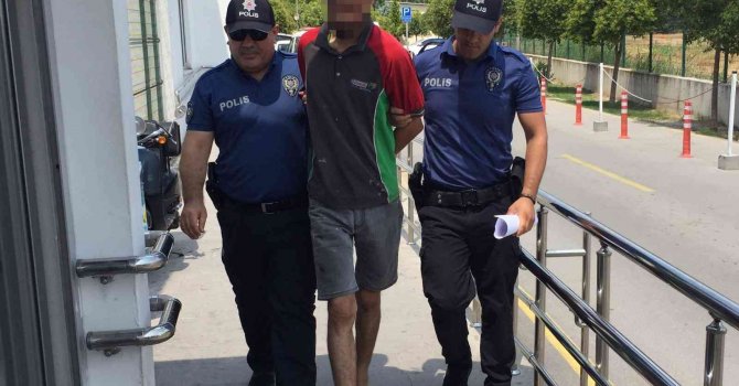 Akaryakıt hırsızı yakalandı