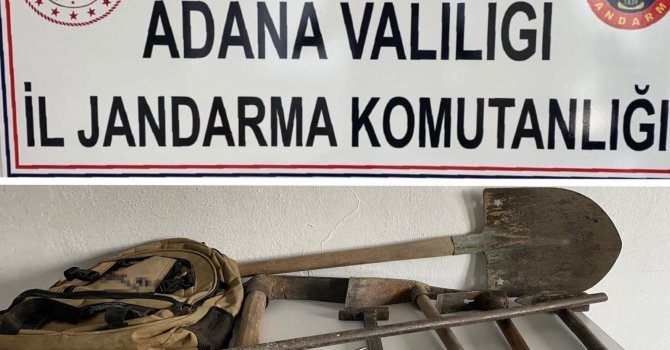 Sit alanındaki kaçak kazıya suçüstü