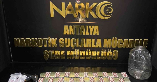 Antalya’da üç ayrı uyuşturucu operasyonu: 6 gözaltı