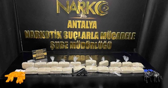 Antalya’da “Kökünü Kurut” operasyonu