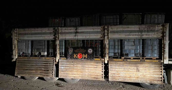 28 bin 120 litre kaçak akaryakıt ele geçirildi