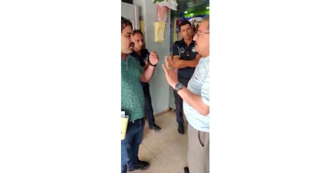 Ruhsatı olmayan kasaba tutulan tutanak, memur ile başkanı karşı karşıya getirdi