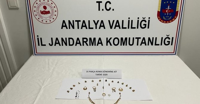 Manavgat’ta 10 milyon TL değerinde tarihi eser ele geçirildi