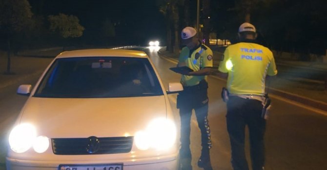 Trafikte alkol uygulamasında 561 sürücü denetlendi