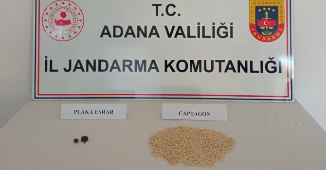Adana’da uyuşturucu hap operasyonu