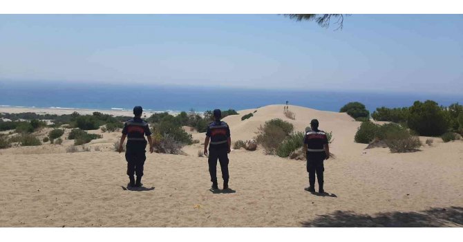 Jandarma Kaş Patara’da göz açtırmıyor
