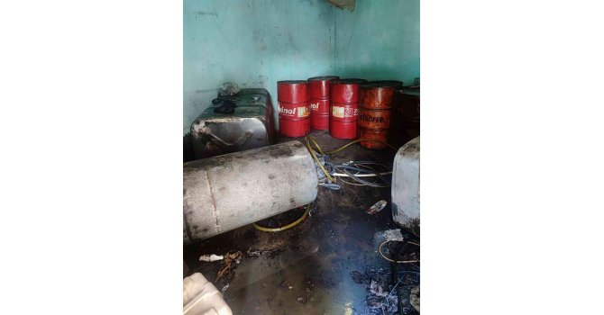 Kırıkhan’da 3 bin 50 litre kaçak akaryakıt ele geçirildi