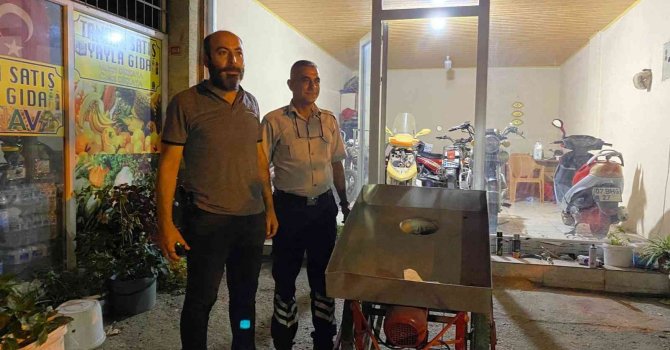 Biber çekme makinesi çalan zanlı tutuklandı