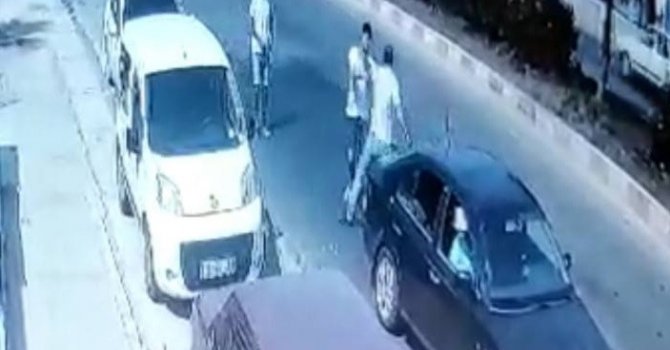 Trafikte bıçaklı saldırı girişimi