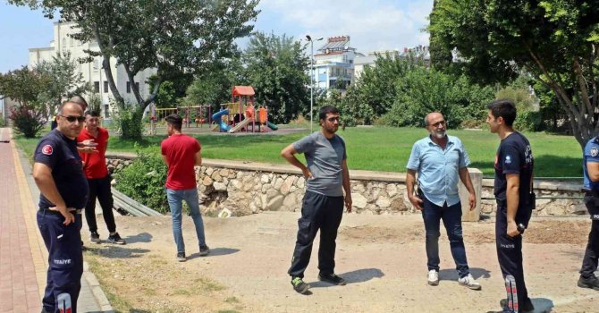 Antalya’da ekipleri alarma geçiren olay