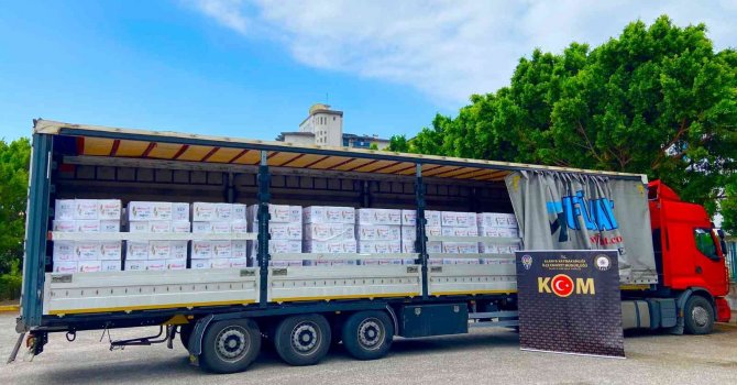 Alanya’da 6 milyon TL değerinde kaçak alkol ele geçirildi