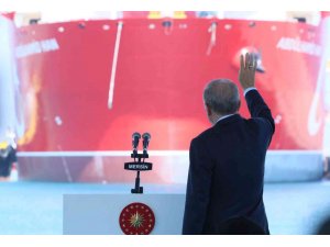 ’Abdulhamid Han’ Cumhurbaşkanı Erdoğan’ın katıldığı törenle Akdeniz’e uğurlandı