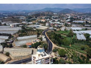 Alanya Belediyesinden asflatlama çalışmaları