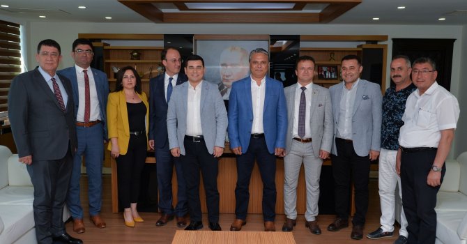 Akdeniz Belediyeler Birliği Başkan Uysal’ın konuğu