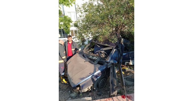 Erdemli’de trafik kazası: 2 yaralı