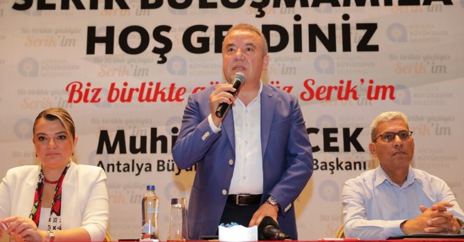 Serik’e turisti çekecek projeler yapılmalı