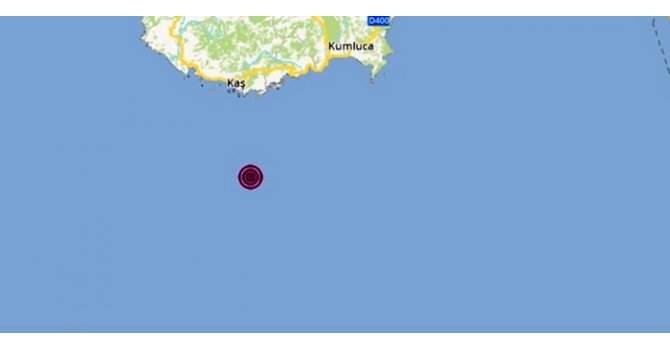Antalya Kaş’ta 4.4 büyüklüğündeki deprem hasara neden olmadı
