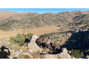 Yasadışı avda kullanılan gümeleri dronla bulup imha ettiler