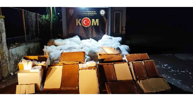 Mersin’de 959 bin adet makaron ele geçirildi