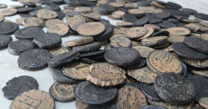 Hatay’da 5 bin 627 adet sikke ele geçirildi