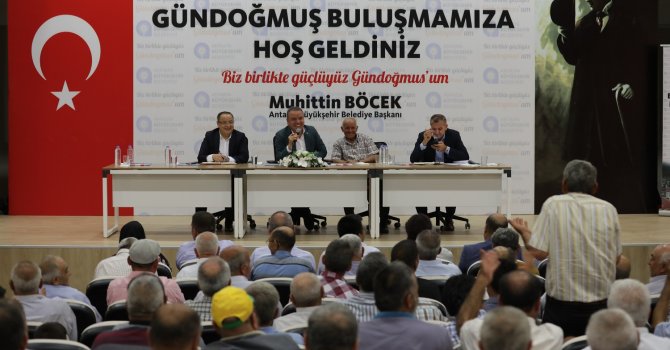 Başkan Böcek İbradı ve Gündoğmuş’u ziyaret etti