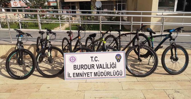 Burdur’da 10 bisikleti çalan hırsız yakalandı