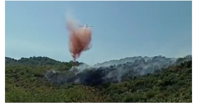 Demre’de makilik yangını korkuttu