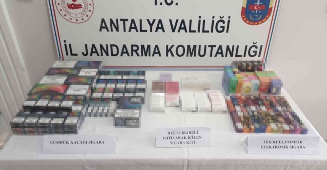 Jandarmadan kaçak sigara operasyonu