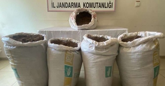 Mersin’de 350 kilogram kaçak tütün ele geçirildi