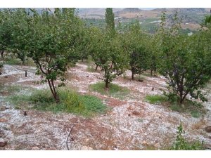 Mersin’de yüksek kesimlerde dolu etkili oldu