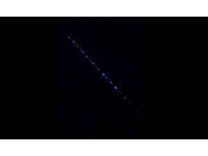 Osmaniye semalarında ’Starlink’ uyduları görüldü