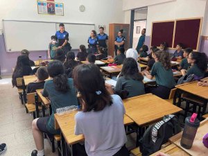 Mersin’de öğrenciler genel asayiş konularında bilgilendirildi