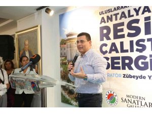 Uluslararası Antalya Resim Çalıştayı Sergisi kapılarını açtı