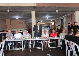 Başkan Yılmaz ilçe esnafıyla buluştu