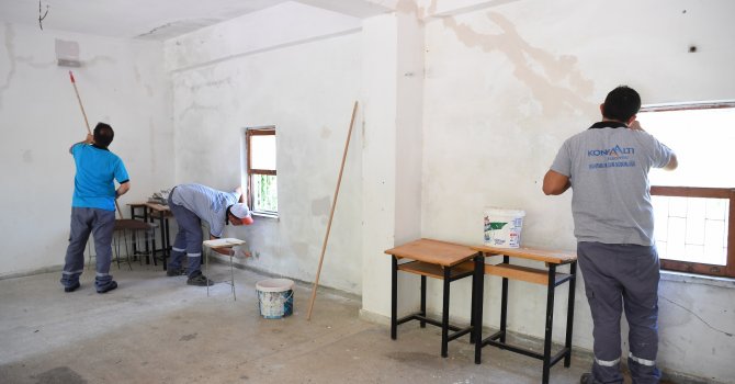 Çağlarca Mahallesi’nde belediye mülkleri yenileniyor