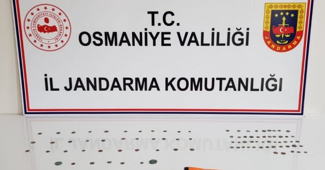 Osmaniye’de 88 adet sikke ele geçirildi