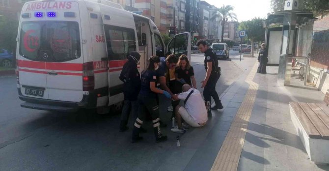 Şampuan ve deodorant içti kaldırımda kendinden geçti