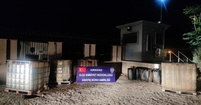 Hatay’da 4,5 ton kaçak akaryakıt ele geçirildi