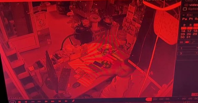 Osmaniye’deki deprem güvenlik kamerasında