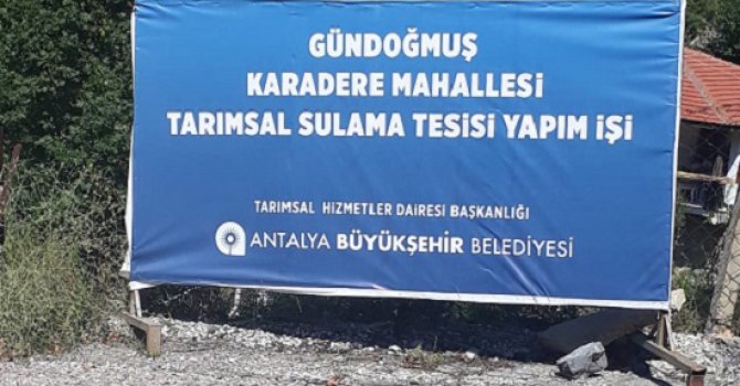 Büyükşehir’den Gündoğmuş tarımına destek