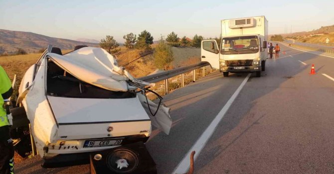 Korkuteli-Denizli karayolunda trafik kazası: 1 ölü